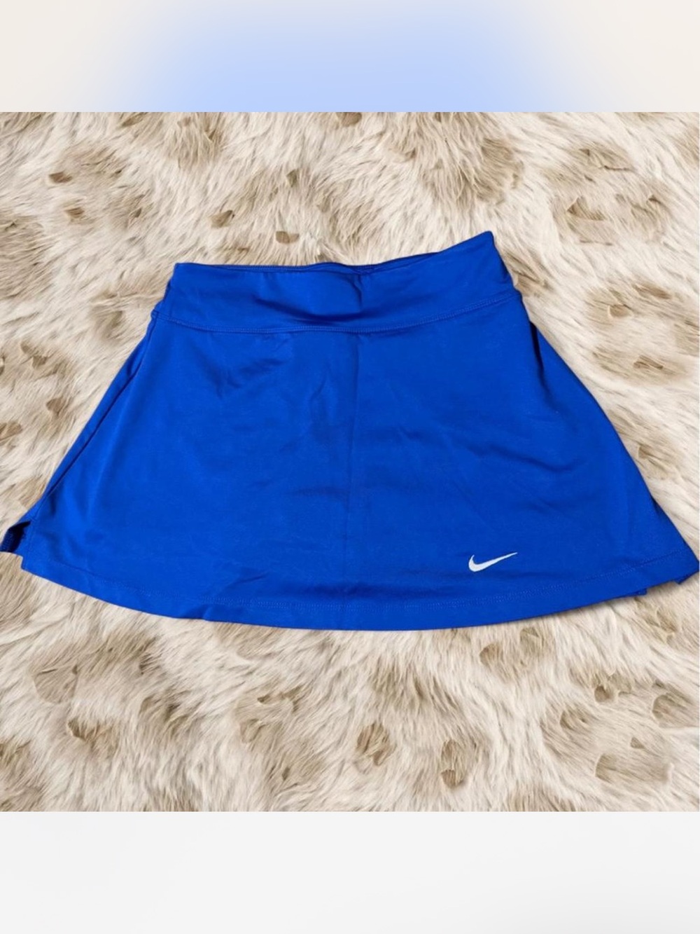 Nike Royal Blue Women's Circle Skirt with Swoosh